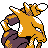 Alakazam back sprite