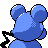 Azurill back sprite