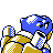 Blastoise back sprite