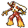 Blaziken front sprite