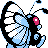 Butterfree back sprite