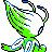 Celebi back sprite