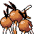 Dodrio back sprite