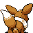 Eevee back sprite