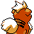 Growlithe back sprite