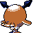 Hoothoot back sprite