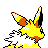Jolteon back sprite