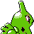 Larvitar back sprite