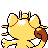 Meowth back sprite