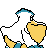Pelipper back sprite