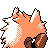 Primeape back sprite