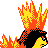 Quilava back sprite