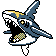 Sharpedo front sprite