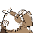 Slaking back sprite