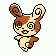 Spinda front sprite