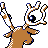 Stantler back sprite