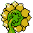 Sunflora back sprite
