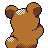 Teddiursa back sprite