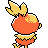 Torchic back sprite