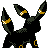 Umbreon back sprite